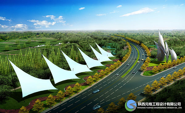  陕西公路桥梁-市政道路绿化改造