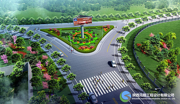 陕西公路桥梁-路口设计